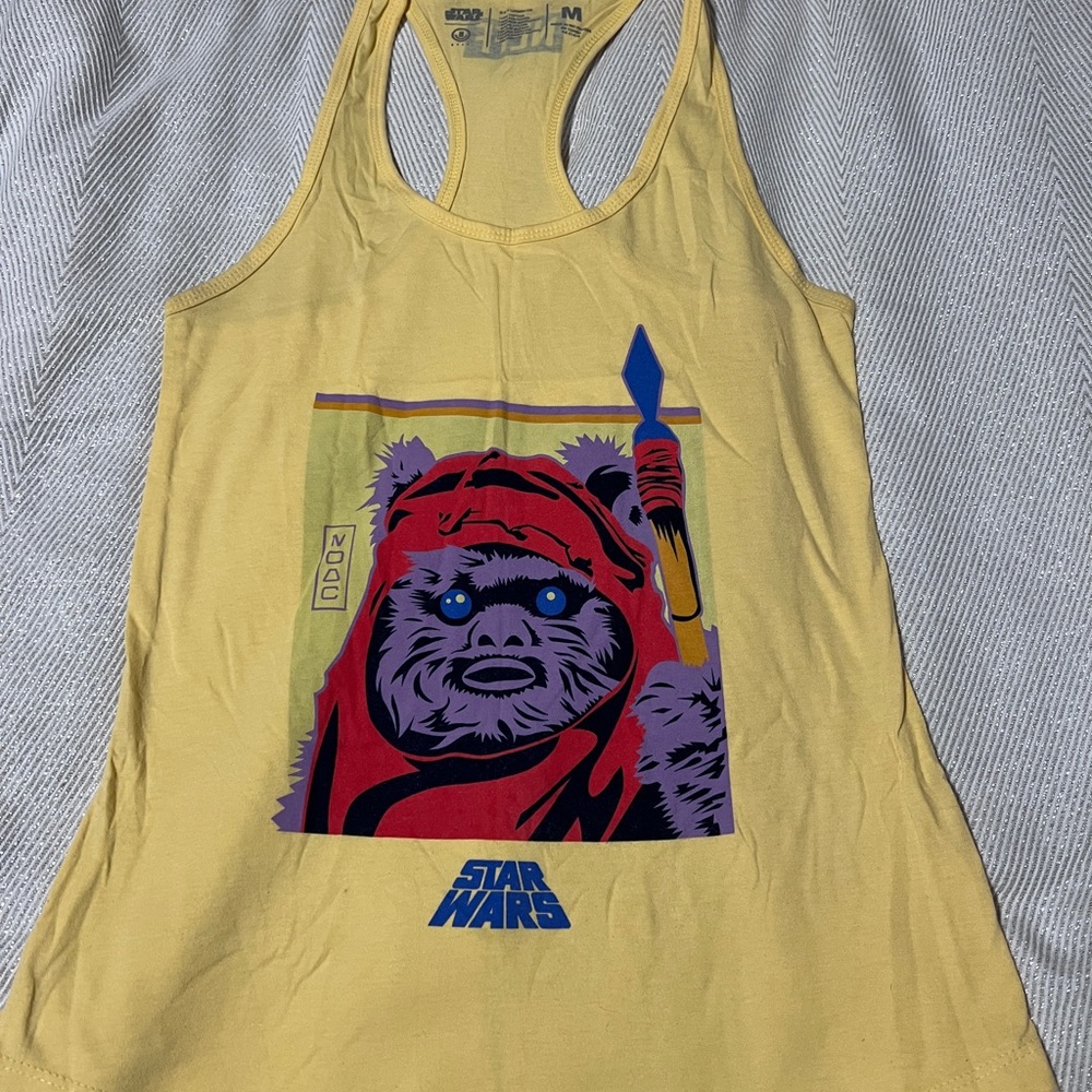 Neff Star Wars Yellow Tank with Ewok Design